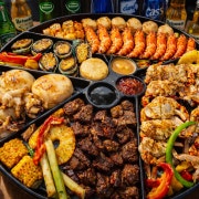 DJ 해물 철판 플래터 (1인당) 메뉴 사진(네이버)