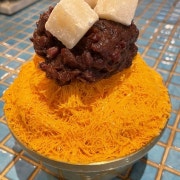타이밀크티빙수 메뉴 사진(네이버)