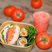 샌김과 토마토주스세트 메뉴 사진(네이버)