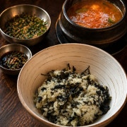 “강원도 현지 직송” 곤드레밥 메뉴 사진(네이버)