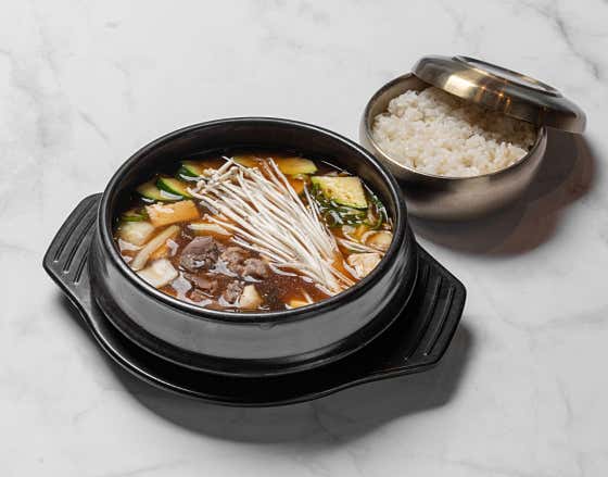 된장찌개+공기밥 메뉴 사진(네이버)