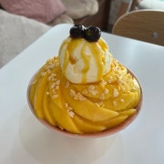 생망고빙수 메뉴 사진(네이버)