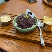 백두팥빙수 메뉴 사진(네이버)