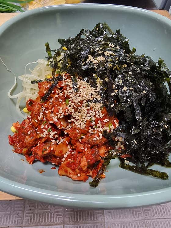 꼬막비빔밥 메뉴 사진(네이버)