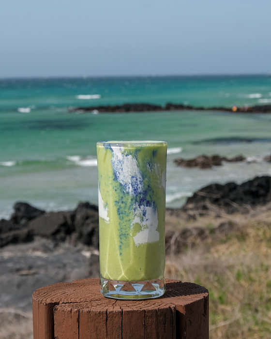 Green smoothie 메뉴 사진(네이버)