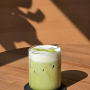 제주 말차 라떼 메뉴 사진(네이버)