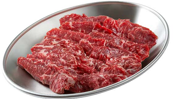 등심 100g 메뉴 사진(네이버)