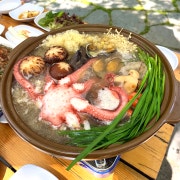 해신버섯백숙 메뉴 사진(네이버)