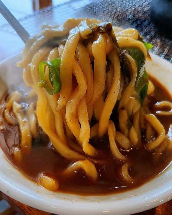 아욱칼국수/수제비 메뉴 사진(네이버)