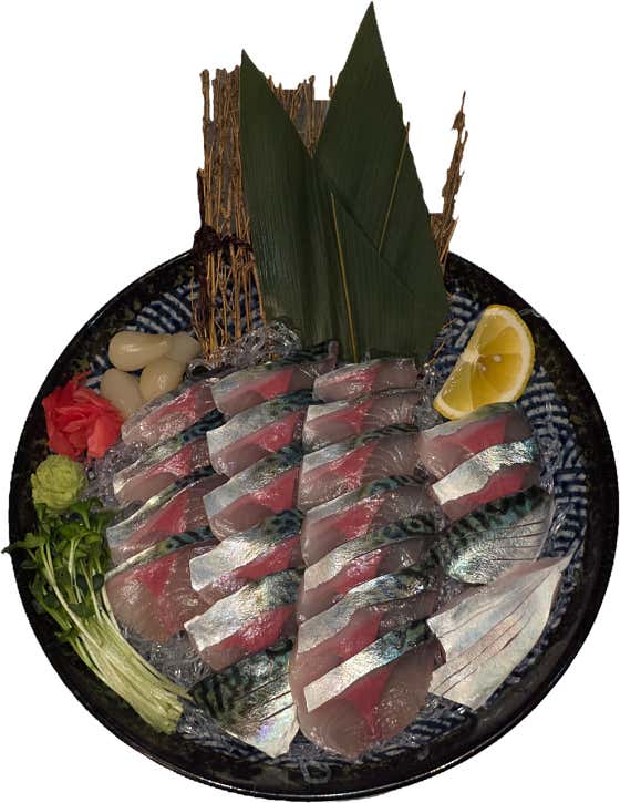 통영욕지도 직송[활 고등어 회] 메뉴 사진(네이버)