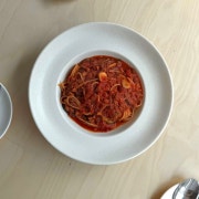 가지 토마토 파스타 메뉴 사진(네이버)