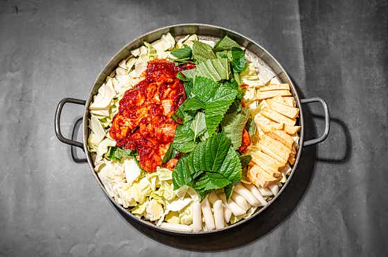 철판닭갈비(양념) 메뉴 사진(네이버)