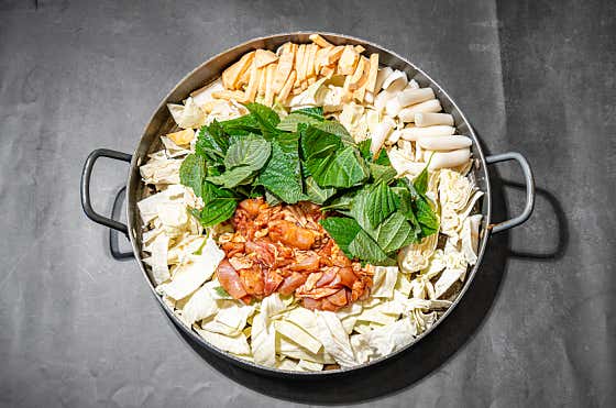 철판닭갈비(간장) 메뉴 사진(네이버)