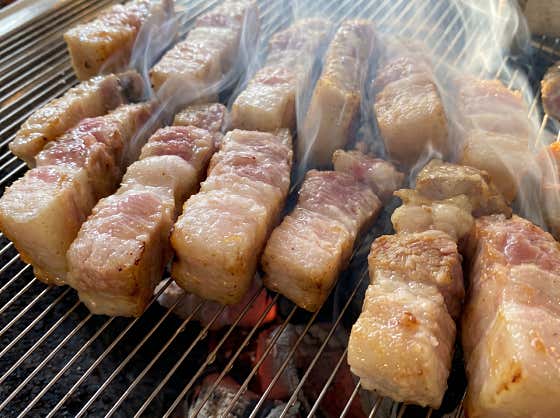 두껍갈160g 메뉴 사진(네이버)