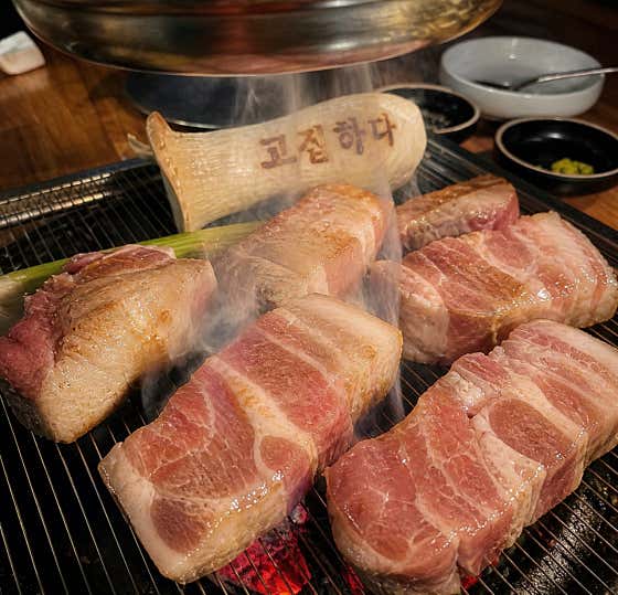 두껍목180g 메뉴 사진(네이버)