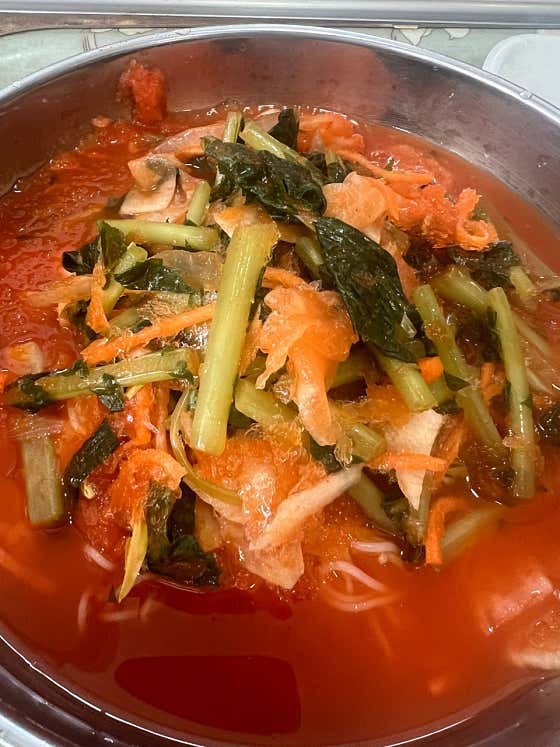 열무국수 메뉴 사진(네이버)