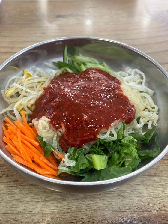 쫄면 메뉴 사진(네이버)