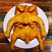 옛날통닭 두마리 메뉴 사진(네이버)