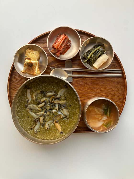 전복죽 정식 메뉴 사진(네이버)