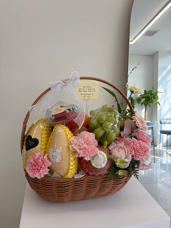 💐프룻바구니 (맞춤제작) 메뉴 사진(네이버)
