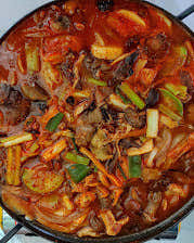 자연산 버섯전골 메뉴 사진(네이버)