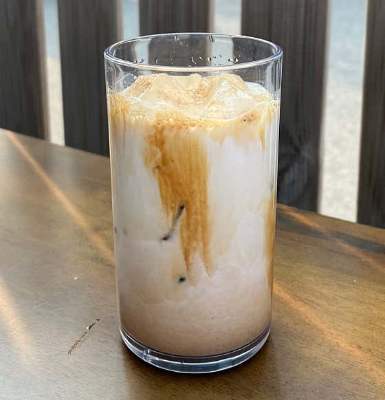 바닐라빈 라떼 메뉴 사진(네이버)