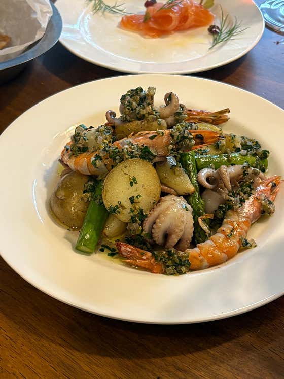 grilled seafood&vege 메뉴 사진(네이버)