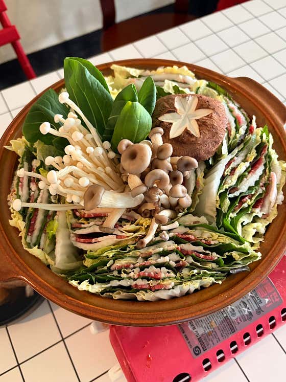 밀푀유나베 메뉴 사진(네이버)