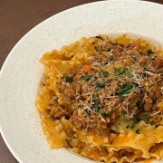 토마토 라구파스타 메뉴 사진(네이버)