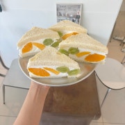 믹스산도(멜론,꿀오렌지,샤인머스켓) 메뉴 사진(네이버)