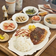 돈까스 백반 메뉴 사진(네이버)