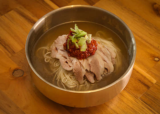 상회 된장 국수 메뉴 사진(네이버)