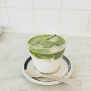 우지 말차 라떼 메뉴 사진(네이버)