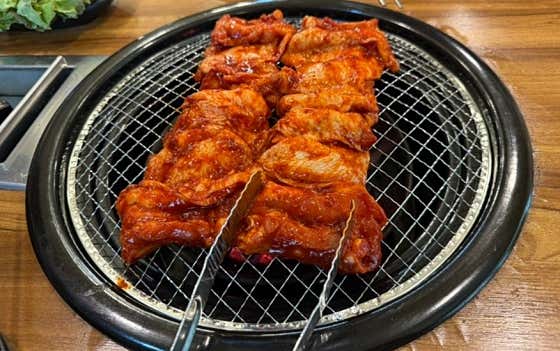 숯불닭갈비 메뉴 사진(네이버)