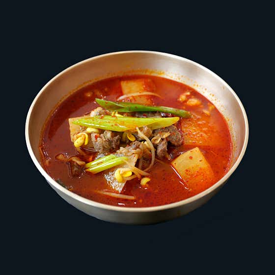 한우 명인 얼큰 육개장 메뉴 사진(네이버)