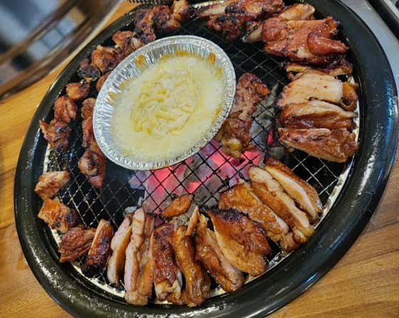 숯불치즈닭갈비 메뉴 사진(네이버)