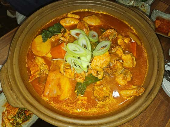 닭볶음탕 메뉴 사진(네이버)