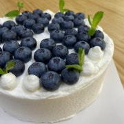 미니 사이즈 생크림 과일 케이크 메뉴 사진(네이버)