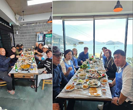 1박3식 1인당(비수기평일) 메뉴 사진(네이버)