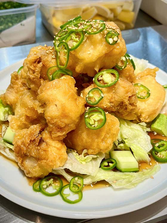 아귀 유린기 메뉴 사진(네이버)