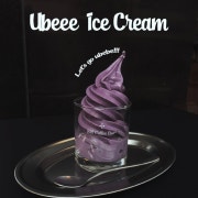 우베소프트아이스크림 메뉴 사진(네이버)