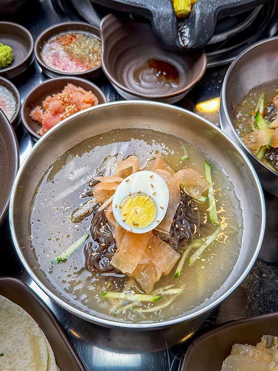 ❄️ 속초 물냉면 메뉴 사진(네이버)