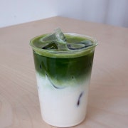 말차 라떼 메뉴 사진(네이버)