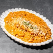 매콤새우로제파스타 메뉴 사진(네이버)