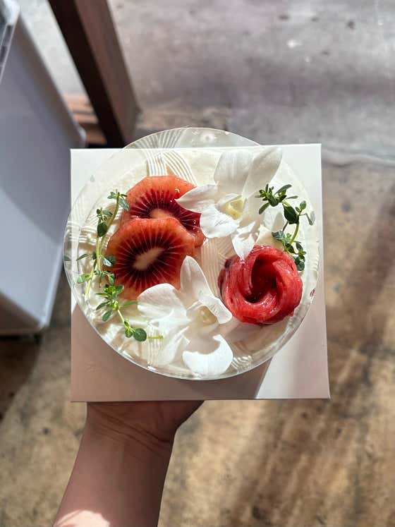 예약 미니 홀케이크 메뉴 사진(네이버)