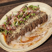 들기름 사시미 & 메밀면 메뉴 사진(네이버)