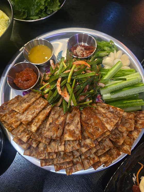 닭발편육 메뉴 사진(네이버)