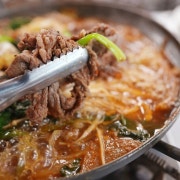 한우불고기낙지백반정식 메뉴 사진(네이버)