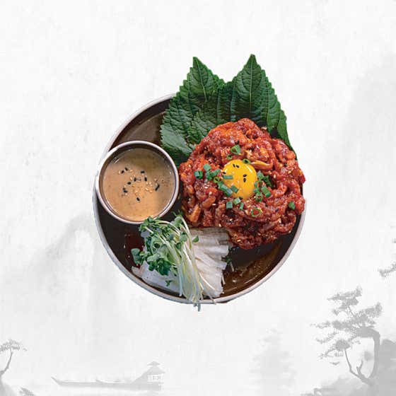 육회 메뉴 사진(네이버)