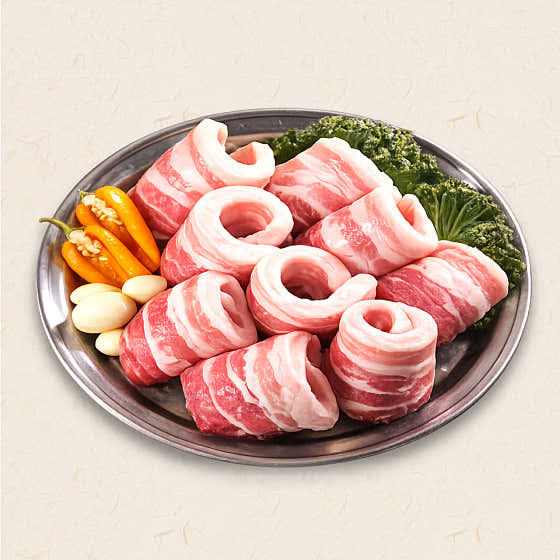 생삼겹살 메뉴 사진(네이버)